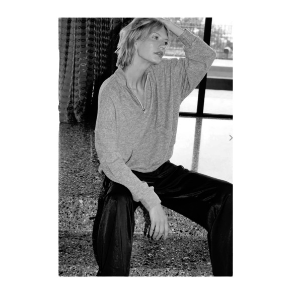 LNA Blake Half Zip in Antracita NWT - Picture 1 of 7